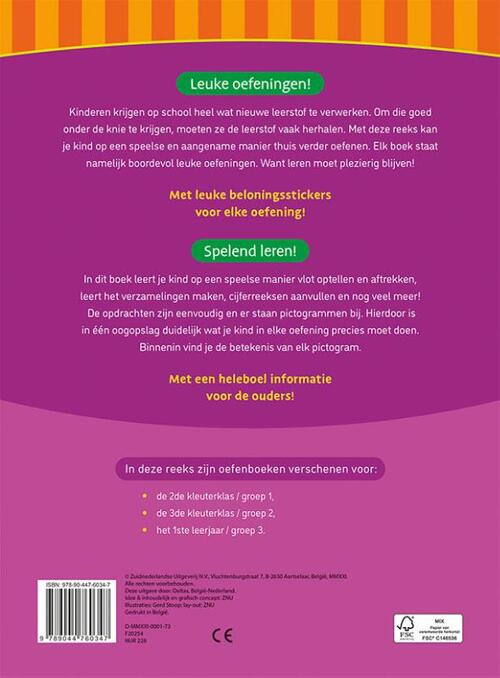 Speel- en oefenboek met beloningsstickers