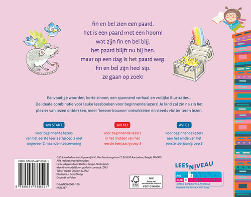 Een paard met een hoorn