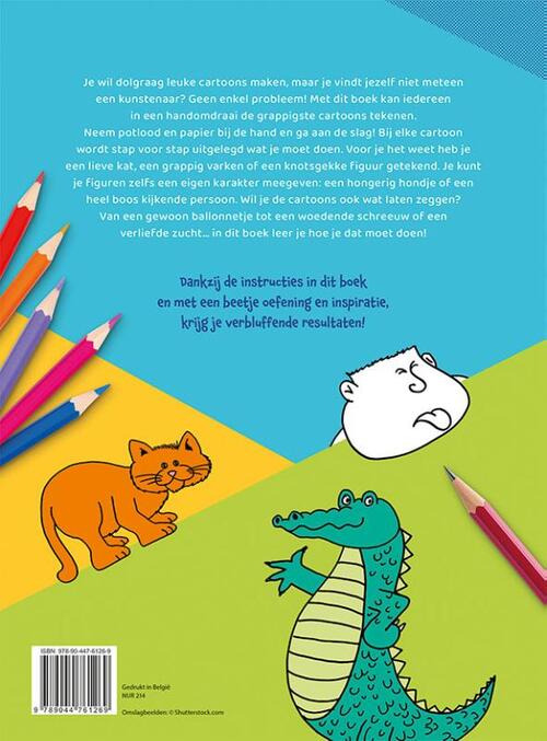 Stap voor stap cartoons leren tekenen