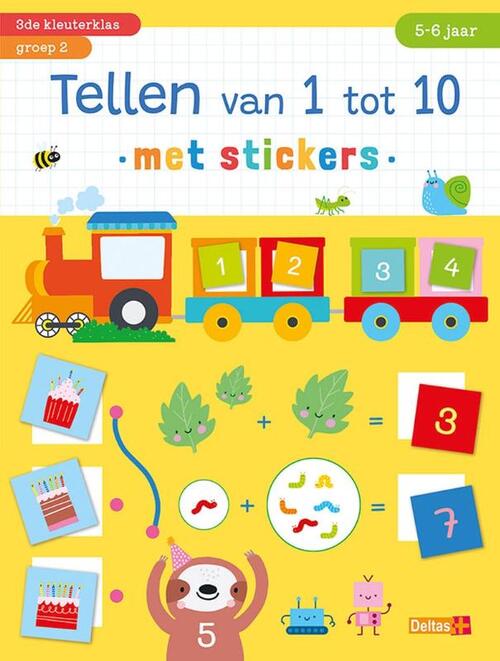 Tellen van 1 tot 10 met stickers