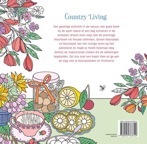 Country Living - Kleuren voor volwassenen