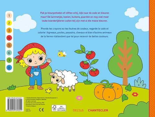 Kleuren op nummer - Op de boerderij