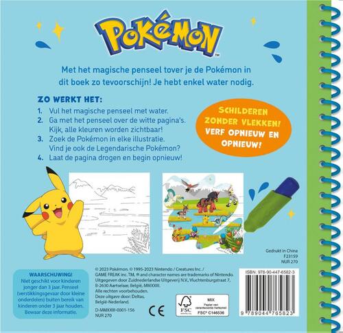 Pokémon Schilderen met water (groen)