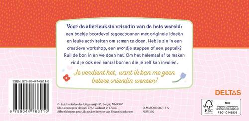 Voor de leukste vriendin 25 tegoedbonnen