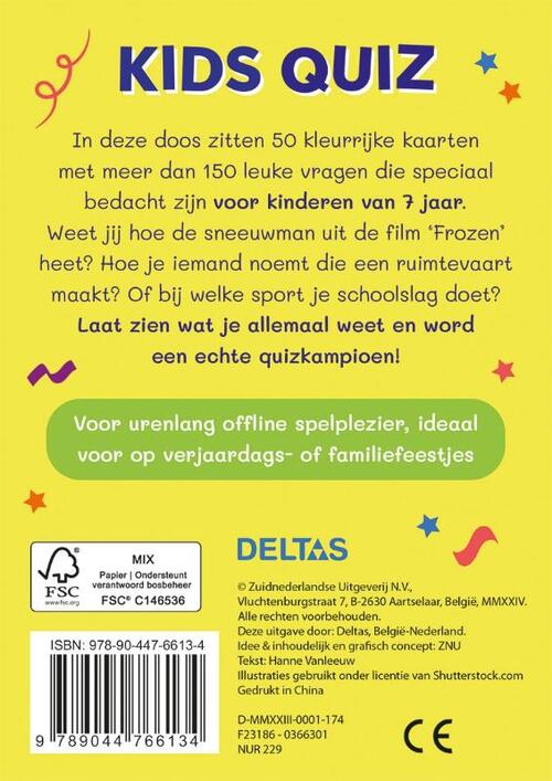 De allerleukste kids quiz (7 jaar)