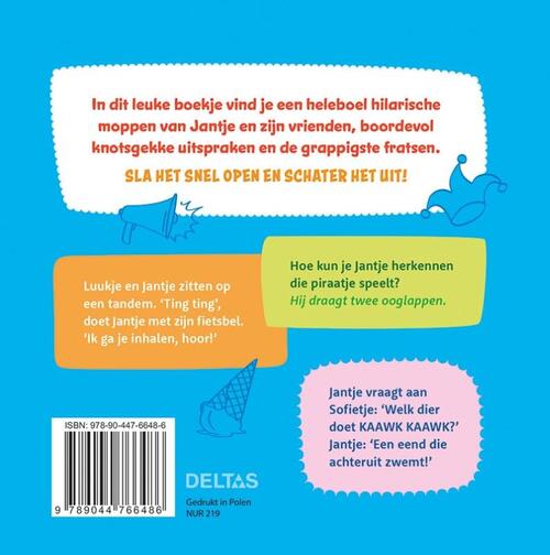 101 Megaleuke Jantje Moppen Voor Kinderen Znu Boek 9789044766486