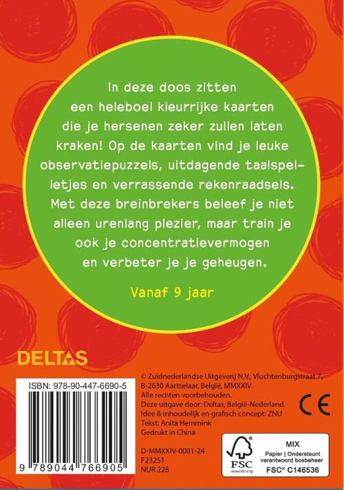 Speel- en leerkaarten - Supercoole breinbrekers