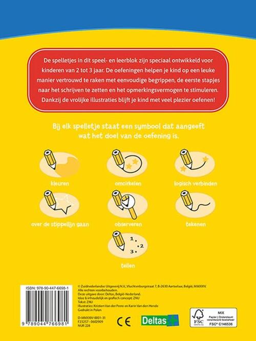 Leerrijk spelletjesblok