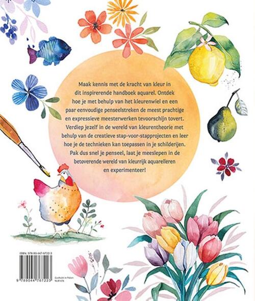 Kleurrijk schilderen met aquarel