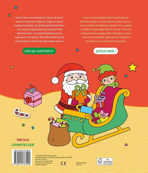 Kerstman Sticker Parade / Le père Noël Sticker Parade