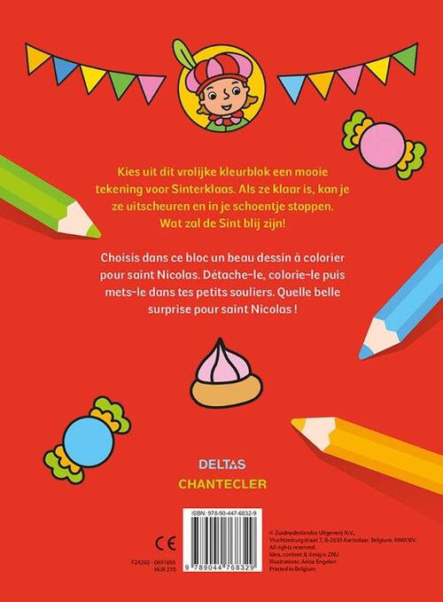 Sinterklaas / Saint-Nicolas happy color