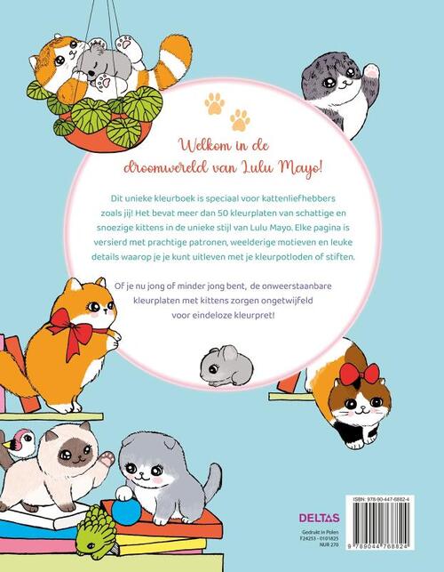 Snoezige kittens Kleurboek