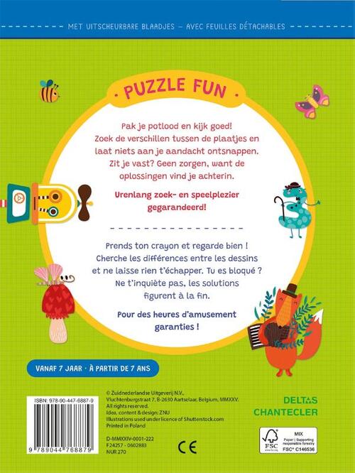 Puzzle Fun - Zoek de verschillen / Puzzle Fun - Cherche les différences
