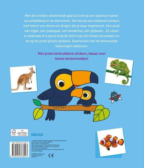 In de dierentuin Stickerboek