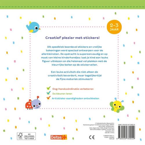 Stickerpret voor peuters
