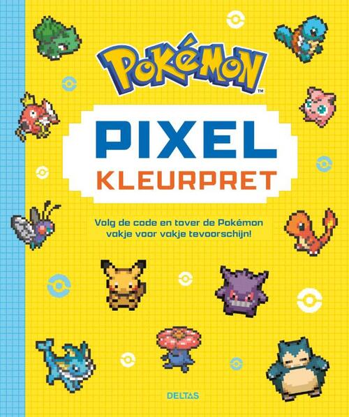 Pokémon pixel kleurpret