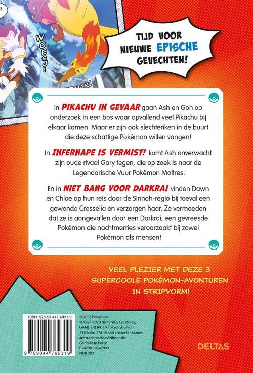 Pokémon avonturen in stripvorm - Pikachu in gevaar