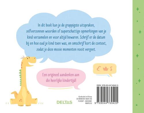 Mijn leukste uitspraken boek