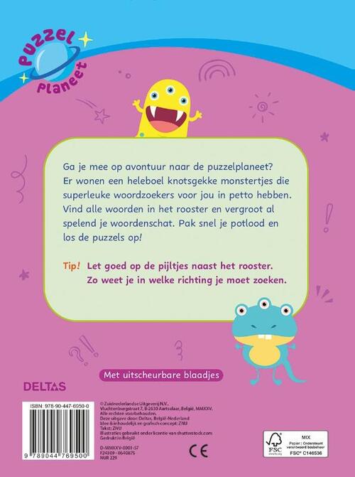 Puzzelplaneet - Superleuke woordzoekers