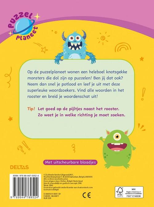 Puzzelplaneet - Megacoole woordzoekers