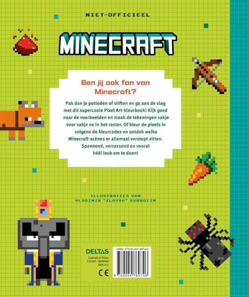 Minecraft pixel kleurpret