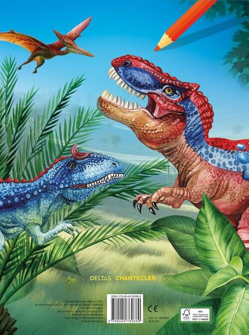 Dino Color kleurblok / Dino Color Bloc de coloriage