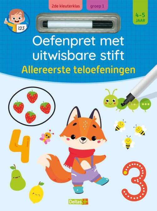 Oefenpret met uitwisbare stift - Allereerste teloefeningen