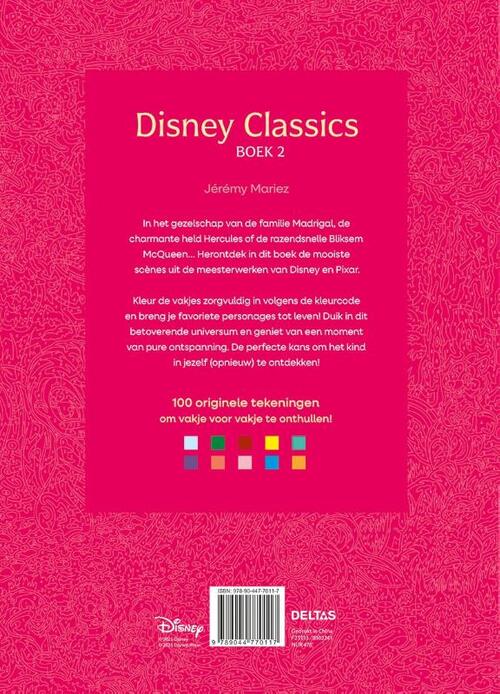 Disney Classics boek 2 Kleuren op nummer voor volwassenen
