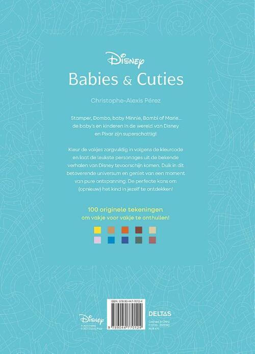 Disney Babies & Cuties kleuren op nummer voor volwassenen
