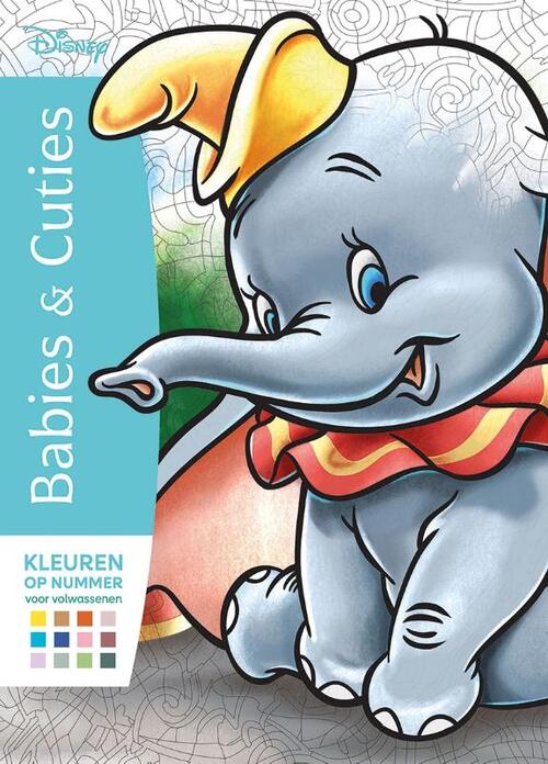Disney Babies & Cuties kleuren op nummer voor volwassenen