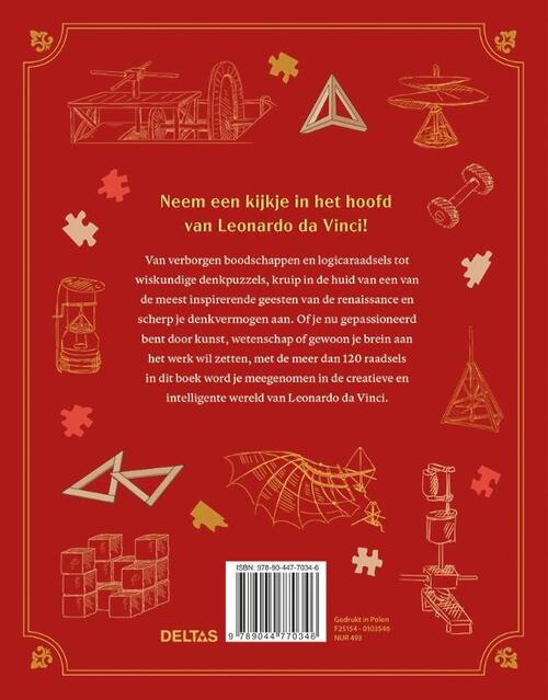 Uitdagende breinbrekers & raadsels van Leonardo da Vinci