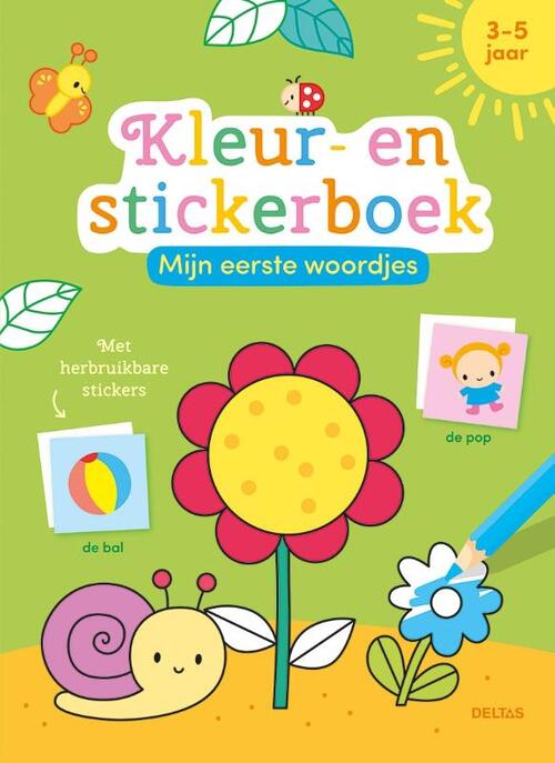 Mijn eerste woordjes kleur- en stickerboek
