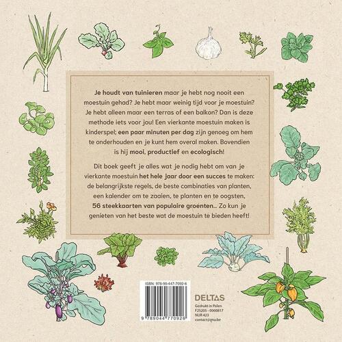 Groenten kweken op een vierkante meter