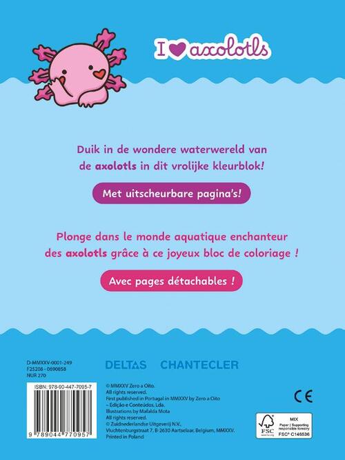 I love Axolotls Color