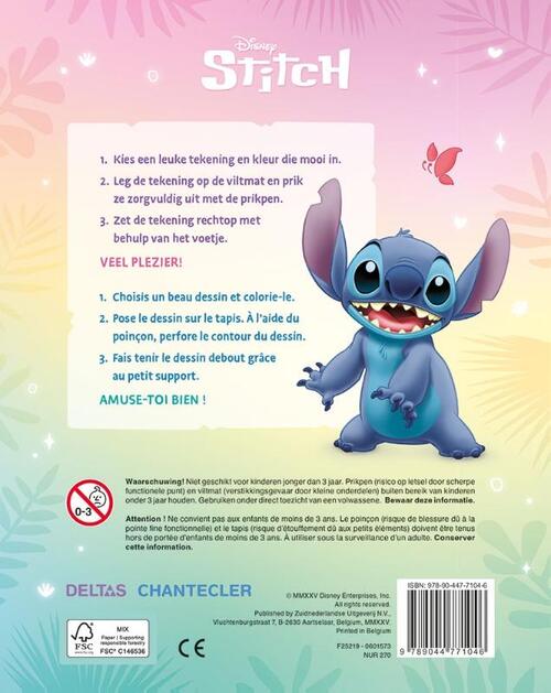 Disney Prikblok Stitch / Disney Stitch Bloc à perforer
