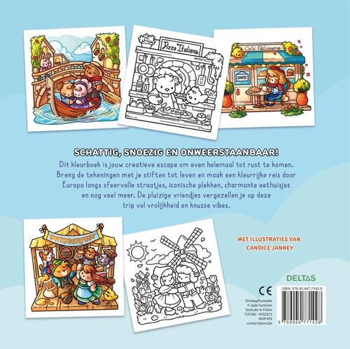 Cozy Europe - Comfy kleurboek Jade Summer