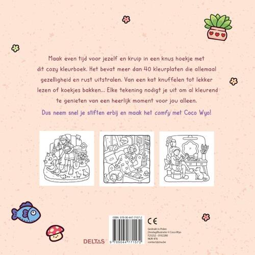 Girl Moments Cute & Comfy kleurboek Coco Wyo