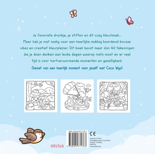 Cozy Days Cute & Comfy kleurboek Coco Wyo