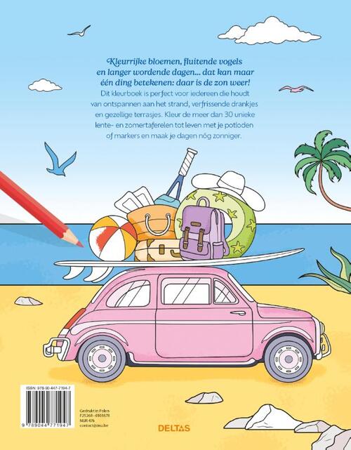 Sunny days - Kleuren voor volwassenen