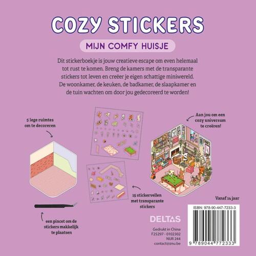 Cozy Stickers - Mijn comfy huisje
