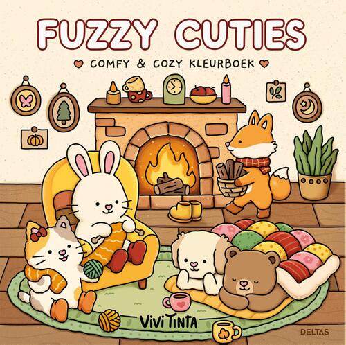 Fuzzy Cuties Cute & Comfy kleurboek Vivi Tinta