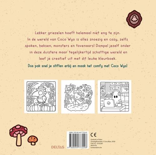 Spooky Cutie Cute & Cozy kleurboek Coco Wyo