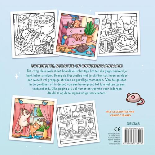 Cozy Kitties - Comfy kleurboek Jade Summer