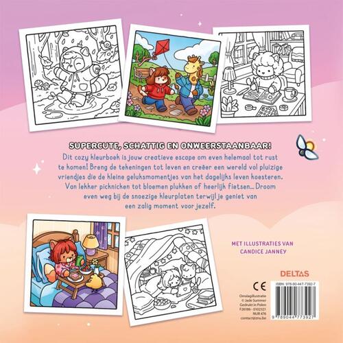 Cozy Life - Comfy kleurboek Jade Summer