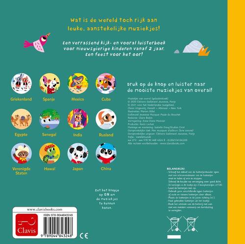 Muziekjes van overal ( geluidenboekje)