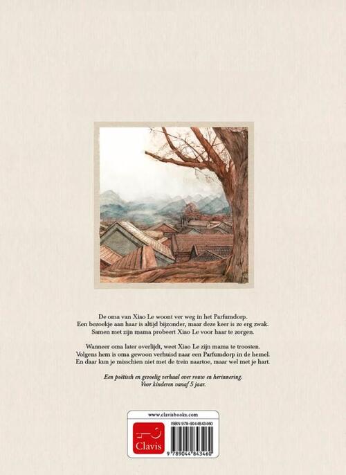 Oma drinkt thee in de hemel