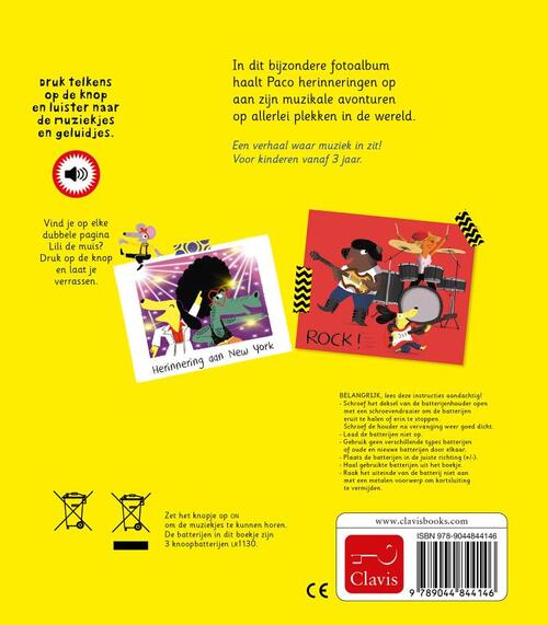 Paco houdt van muziek