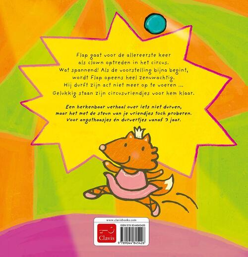 Clowntje Flap kan het