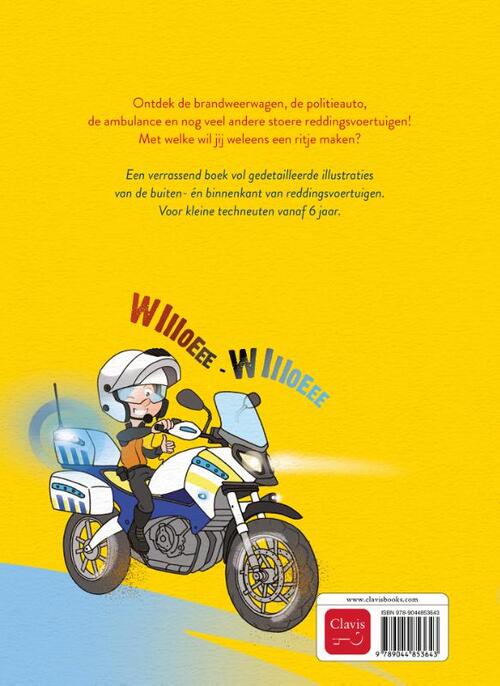 Reddingsvoertuigen vanbinnen en vanbuiten