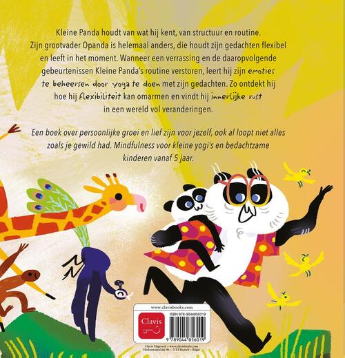 Regenboogpanda in balans